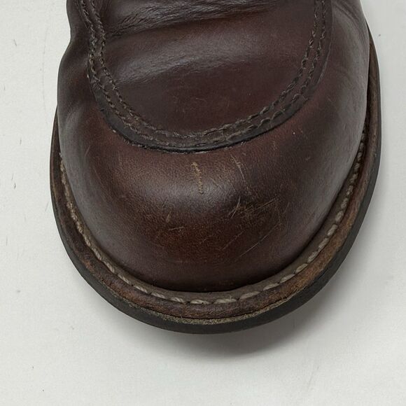 Wolverine 1000 Mile Original Moc Toe Boots Mens 10 D Brown Leather Biker USA main image 15